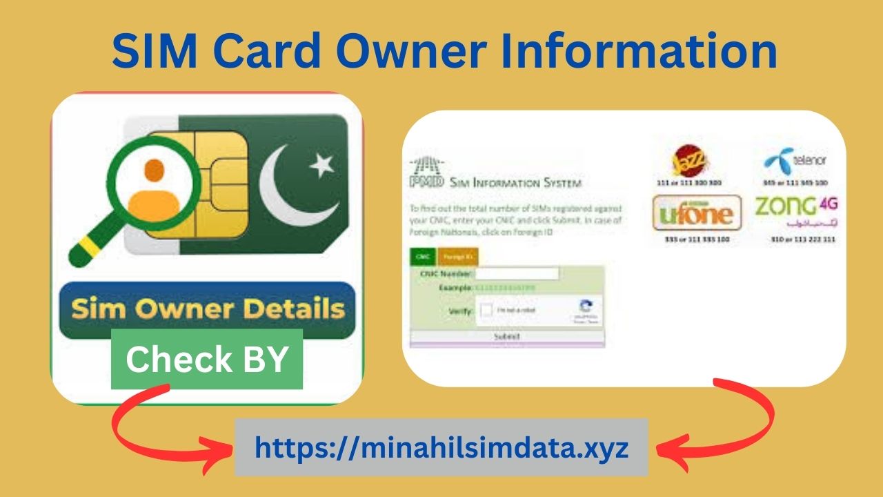 How to get SIM Card Owner Information Legally in Pakistan